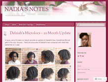 Tablet Screenshot of nadiasnotes.com